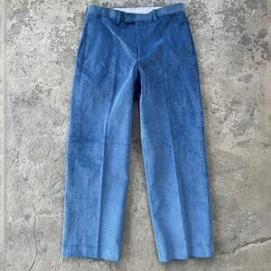 Noah pleated corduroy trouser